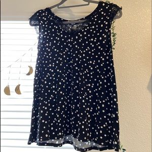 Polka dot blouse